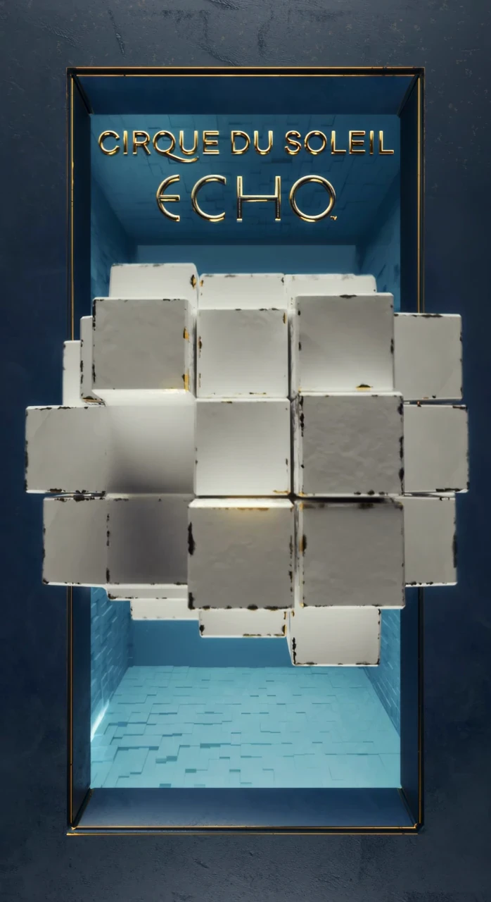 Cirque du Soleil ECHO cube animation